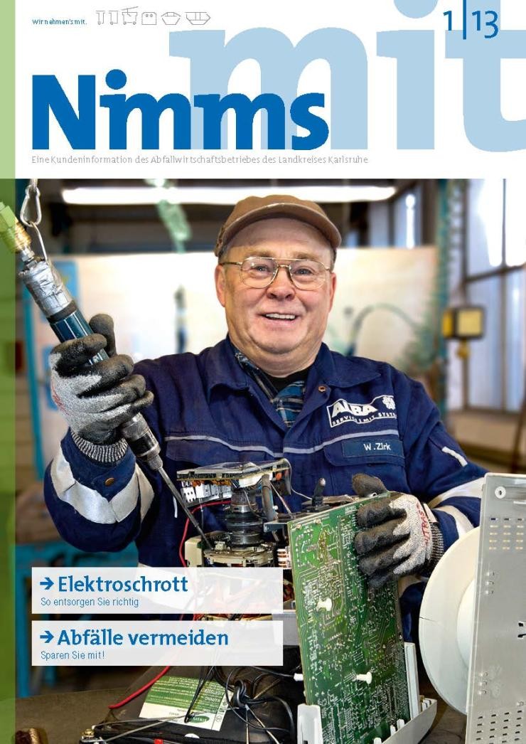 Kundenzeitschrift „Nimm's mit“ 2013/1