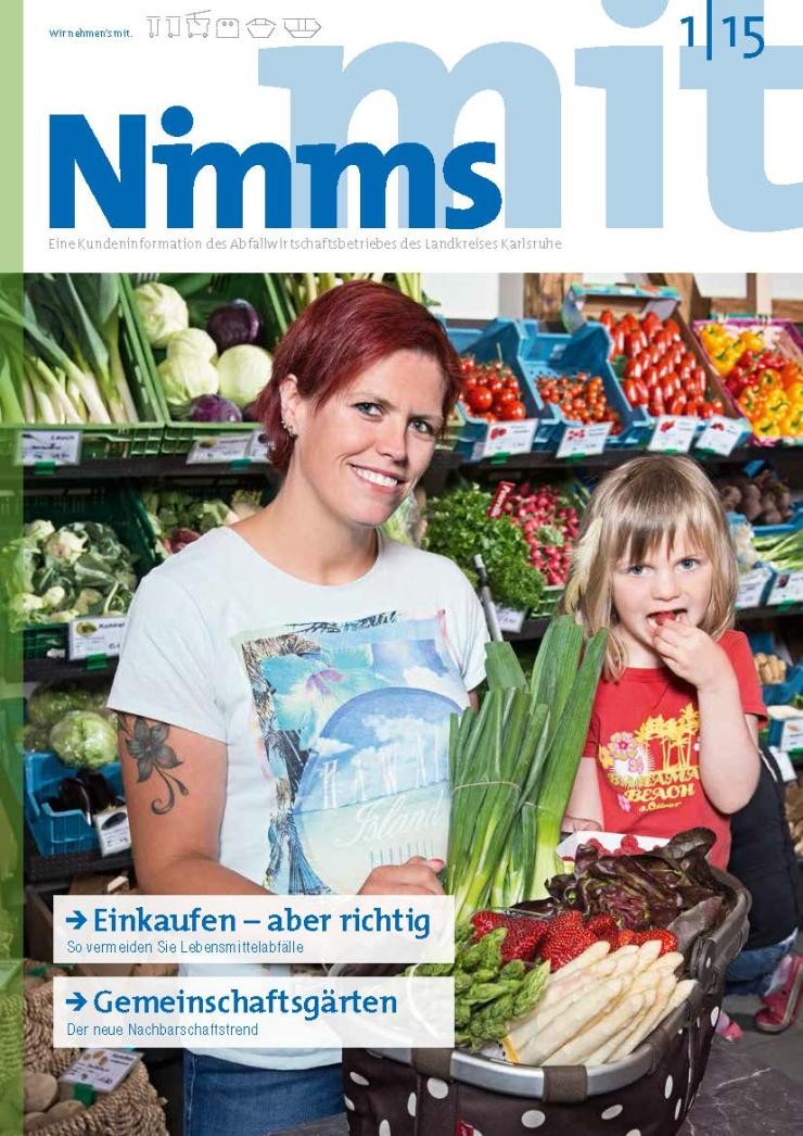 Kundenzeitschrift „Nimm's mit“ 2015/1