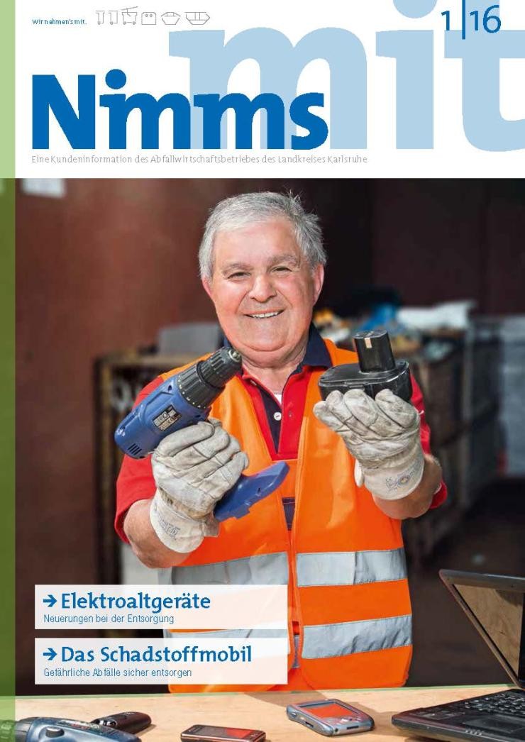 Kundenzeitschrift „Nimm's mit“ 2016/1
