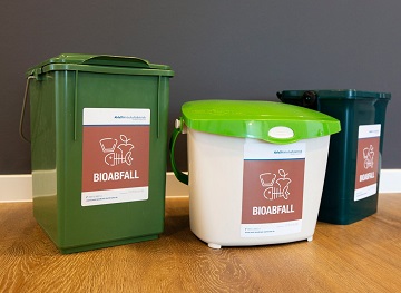 Drei verschiedene Bioabfallvorsortierer